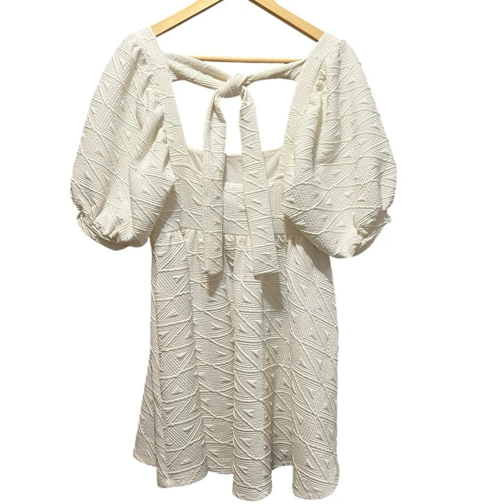Free People Violet Mini Ivory Dress Size Small